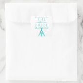Interessant Bride Bachelorette-Stickers Vierkante Sticker (Tas)