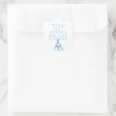 Interessant Bride Bachelorette-Stickers Vierkante Sticker (Tas)