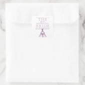 Interessant Bride Bachelorette-Stickers Vierkante Sticker (Tas)