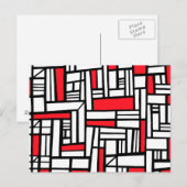 Interessant briljante kleurrijke kool briefkaart (Voorkant / Achterkant)