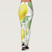 Interessant citroen leggings (Achterkant)