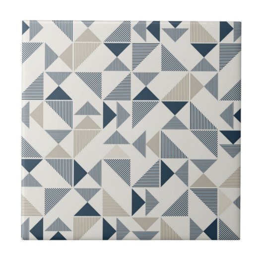 Interessant geometrisch ontwerp tegeltje (Voorkant)