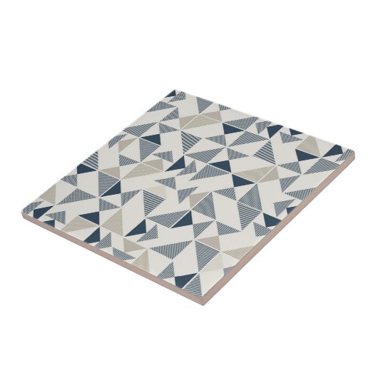 Interessant geometrisch ontwerp tegeltje (Zijkant)