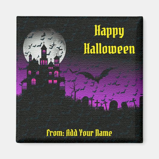 Interessant Happy Halloween Gift Magneet (Voorkant)