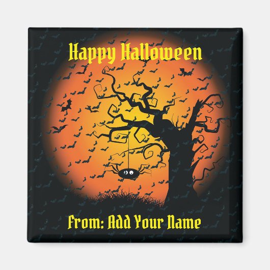 Interessant Happy Halloween Gift Magneet (Voorkant)