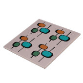 Interessant  ontwerp van de middeleeuwse roze tegeltje (Zijkant)