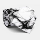 Interessant zwart-wit stropdas (Opgerold)