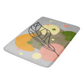 Interessante abstracte plekjes met bladeren badmat (Gekanteld)
