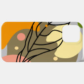 Interessante abstracte plekjes met bladeren Case-Mate iPhone case (Achterkant (horizontaal))