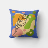 Interessante abstracte plekjes met bladeren kussen (Voorkant)