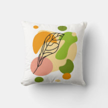 Interessante abstracte plekjes met bladeren