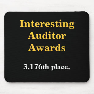 Interessante Auditor Awards - Practical Joke Muismat