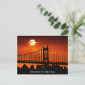 Interessante Brooklyn Bridge feiten Briefkaart (Staand voorkant)