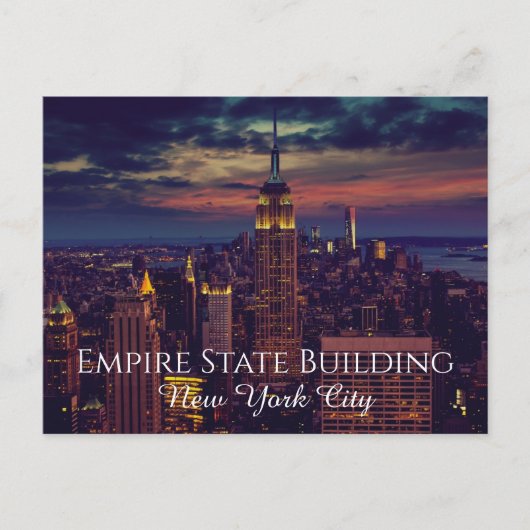 Interessante Empire State Building Feiten Briefkaart (Voorkant)