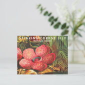 Interessante feiten Grootste bloem Briefkaart (Staand voorkant)