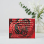 interessante feiten over juni briefkaart (Staand voorkant)