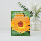 interessante feiten over oktober briefkaart (Staand voorkant)