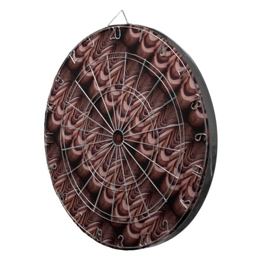 Interessante foto, tegels met perspectief dartbord (Voorkant Rechts)