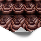 Interessante foto, tegels met perspectief poster (Hoek)