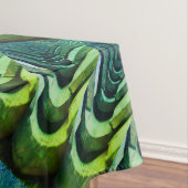 Interessante foto, tegels met perspectief tafelkleed (Voorbeeld)