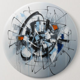 Interessante Gedachtenlijnen Ronde Button 6,0 Cm