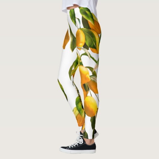 Interessante leggings van citroenen (Links)