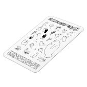 Interessante Manatees magneet (Linkerzijde)