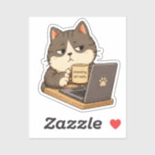 Interessante Niet Echt Kattensticker Sticker (Vel)