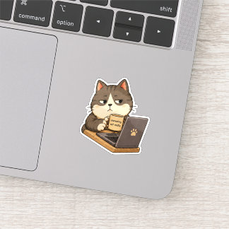 Interessante Niet Echt Kattensticker Sticker