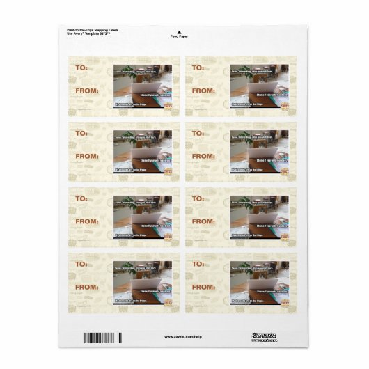 Interessante sites etiket (Full Sheet)