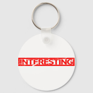 Interessante stempel sleutelhanger