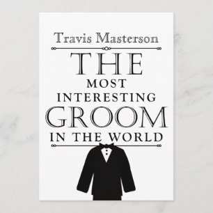 Interessentste Groom Bachelor Party nodigt uit Kaart