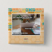 Interesssites Vierkante Button 5,1 Cm (Voorkant)