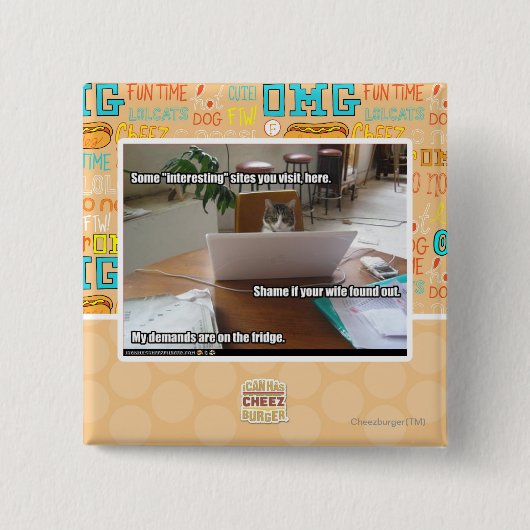 Interesssites Vierkante Button 5,1 Cm (Voorkant)