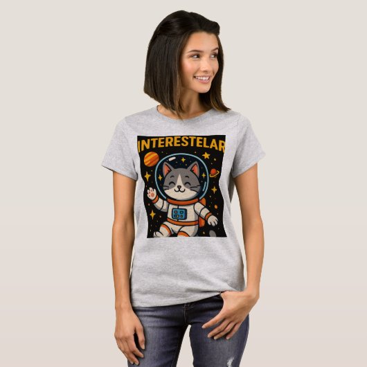 interestelar casual t shirt (Voorkant volledig)