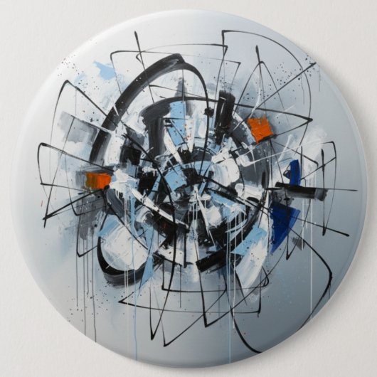 Interesting Lines of Thought Ronde Button 6,0 Cm (Voorkant)