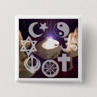 Interfaith button with light