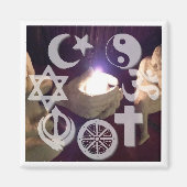 Interfaith, Coexist Fire Magnet (Voorkant)