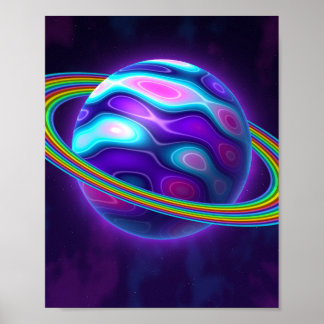 Interferentie Planeet Poster
