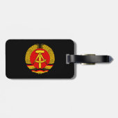 INTERFLUG - National Airline of DDR, East Germany Bagagelabel (Achterkant horizontaal)