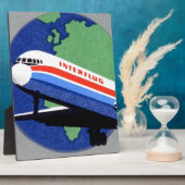 INTERFLUG - National Airline of DDR, East Germany Fotoplaat (Zijkant)