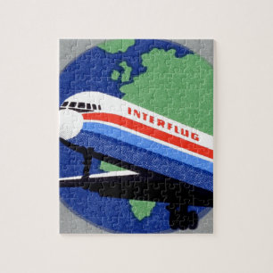 INTERFLUG - National Airline of DDR, East Germany Legpuzzel