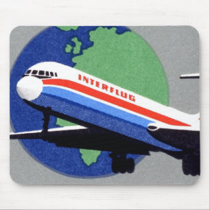 INTERFLUG - National Airline of DDR, East Germany Muismat