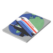 INTERFLUG - National Airline of DDR, East Germany Notitieblok (Linkerzijde)