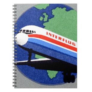 INTERFLUG - National Airline of DDR, East Germany Notitieboek