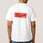 Interflug, Nationale Luchtlijn van Oost-Duitsland! T-shirt (Achterkant)