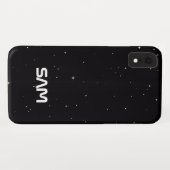 Intergalactisch Interplanetair Monogram Case-Mate iPhone Case (Achterkant (horizontaal))