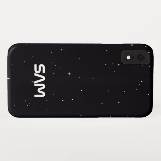 Intergalactisch Interplanetair Monogram Case-Mate iPhone Case (Achterkant (horizontaal))