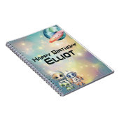 Intergalactisch verjaardagsherinneringenboek notitieboek (Rechterzijde)