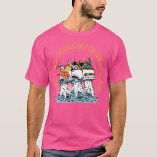 intergalactische bus t-shirt